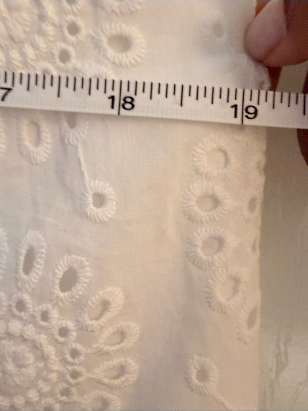 On 34th Classic White Eyelet Midi Dress for Women - Picture 8 of 8